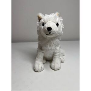 Unipak Arctic Fox Plush Toy Stuffed Animal Dog Fox Wolf White 10"